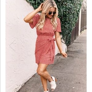 Pink Lily Stylish and Chic Floral Dress